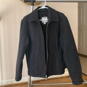 [SOLD] Old navy wool zip jacket with quilt lining Men’s S